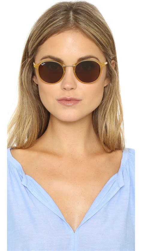 ray ban round sunglasses women.